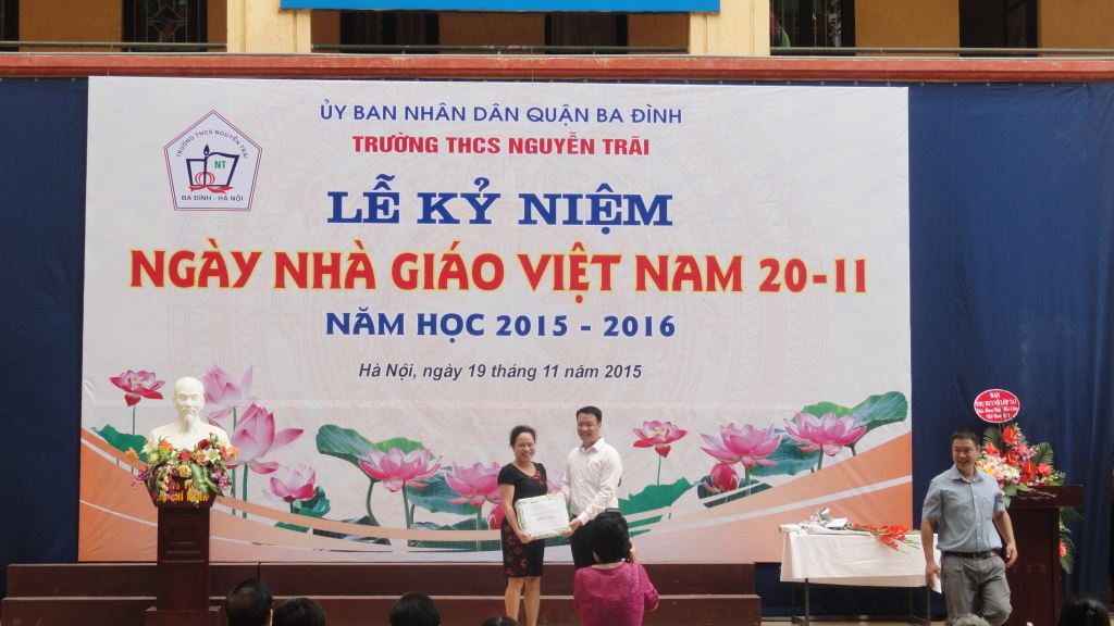Lễ kỷ niệm ngày nhà giáo Việt Nam 19.11.2015